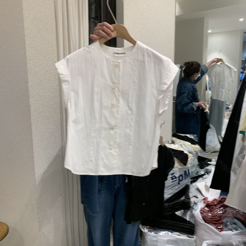 SSEMIENNE韓國直郵女士新品職業休閑熱賣推薦人氣真品25春夏馬甲SSEMIENNE馬甲