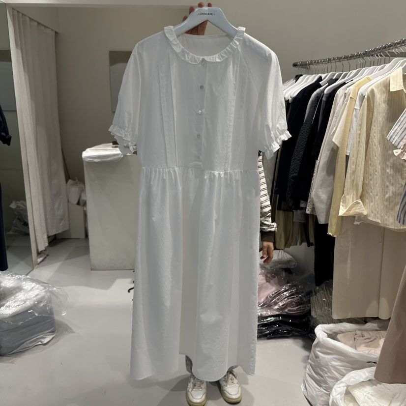 LORING RE I韓國直郵女士新款真品25春夏人氣時尚熱賣連衣裙LORING RE-I/BARE連衣裙
