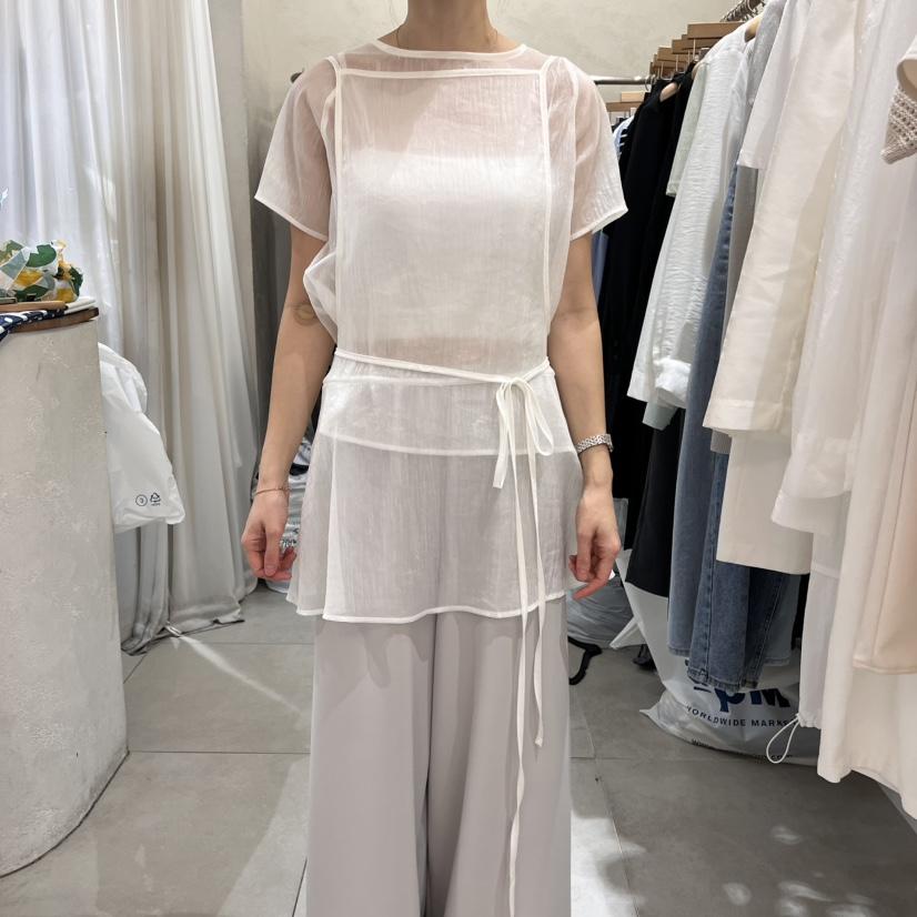 LE VASE東大門直郵女裝新品時尚推薦25春夏人氣套裝含腰繩LE VASE套裝