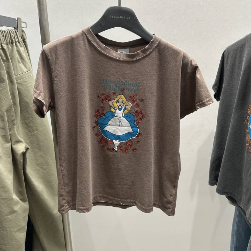TARABY MOTION韓國代購女裝新品休閑熱賣25春夏時尚推薦T恤TARABY MOTIONT恤