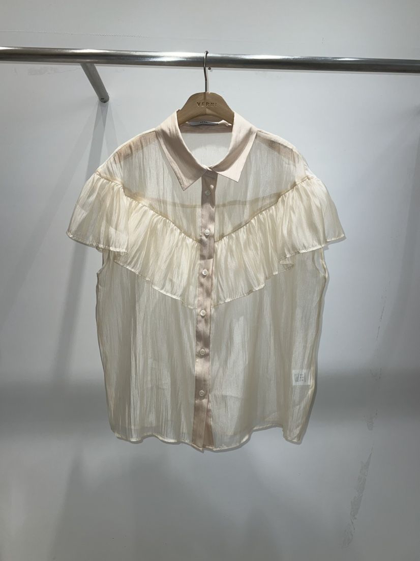 VERNI韓國直郵女裝新品時尚熱賣推薦人氣25春夏真品襯衫蕾絲衫VERNI襯衫/蕾絲衫