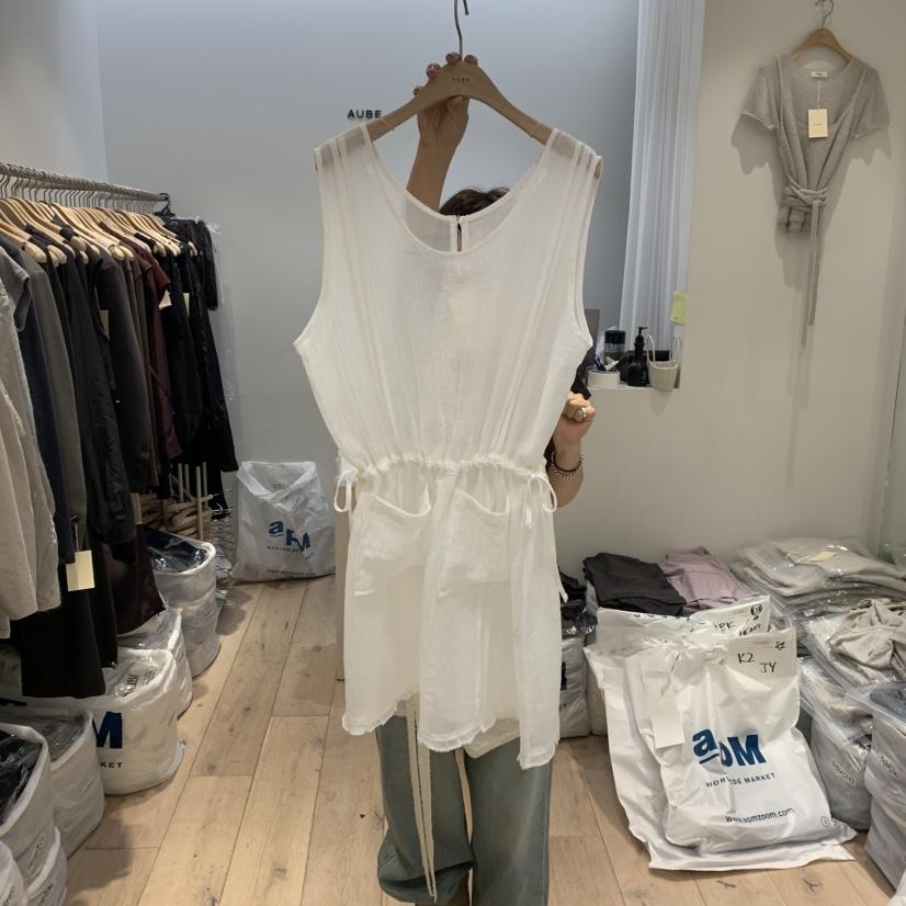 AUBE韓國直郵女士新品人氣真品時尚熱賣25春夏職業推薦連衣裙AUBE連衣裙