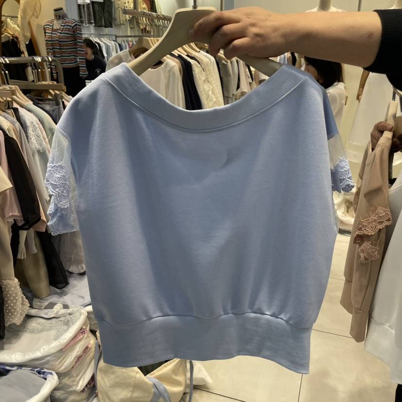 BLUE RIBBON直郵韓國代購㊣女裝新品推薦25春夏休閑時尚衛衣BLUE RIBBON衛衣