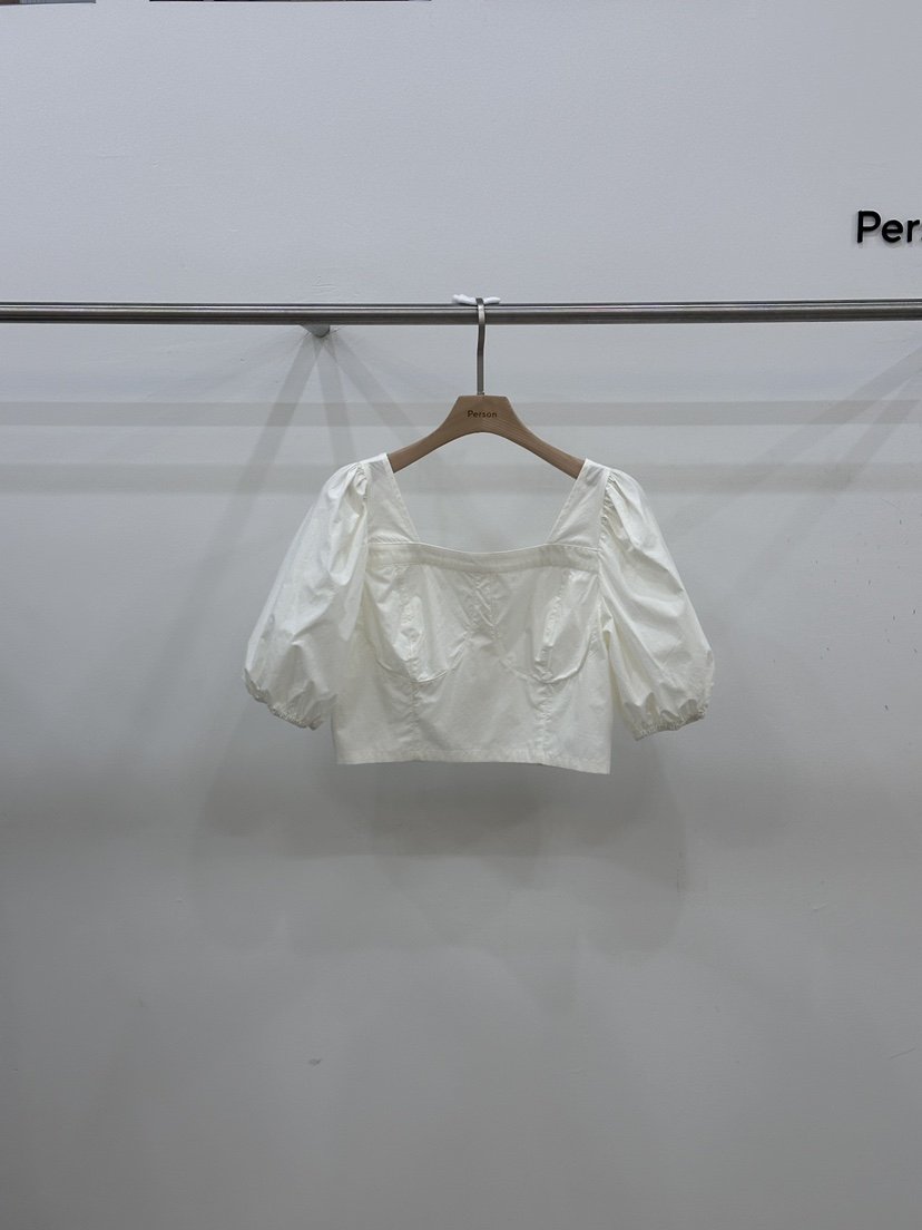PERSON韓國直郵㊣女裝新品人氣熱賣25春夏推薦休閑襯衫蕾絲衫PERSON襯衫/蕾絲衫