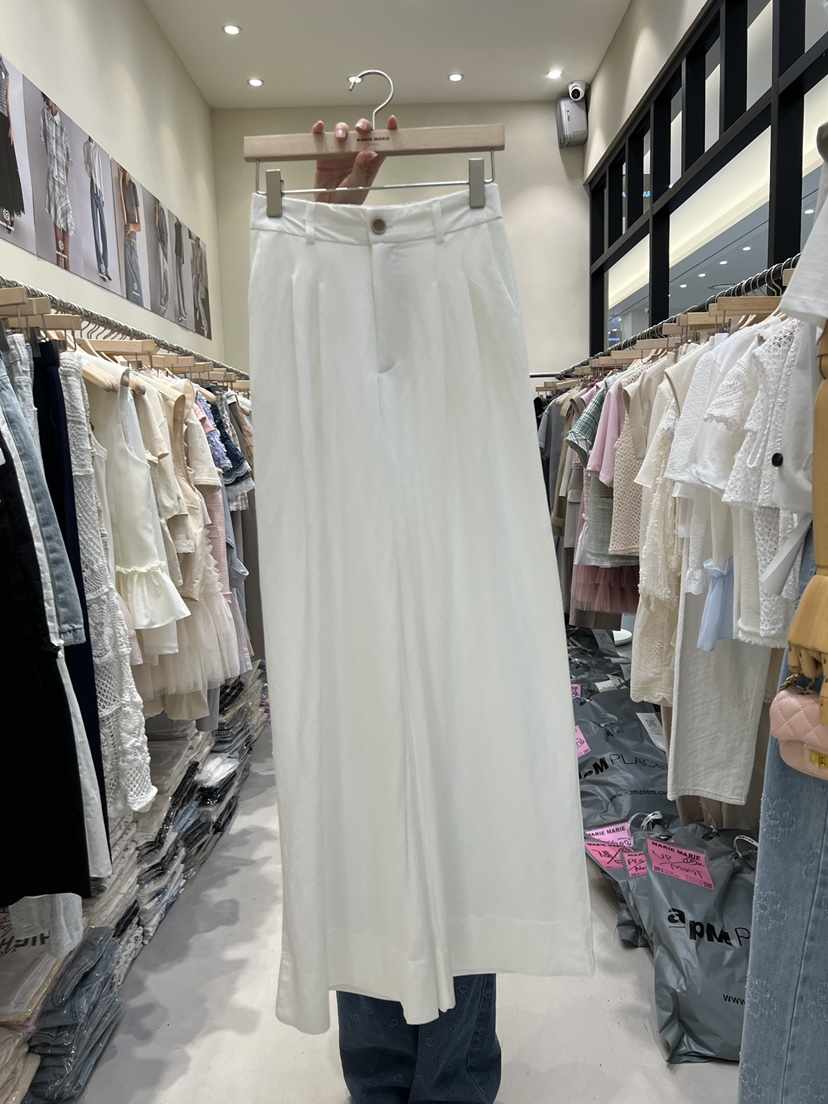 MARIE MARIE東大門實拍女裝新品職業時尚休閑25春夏休閑褲天絲MARIE MARIE休閑褲