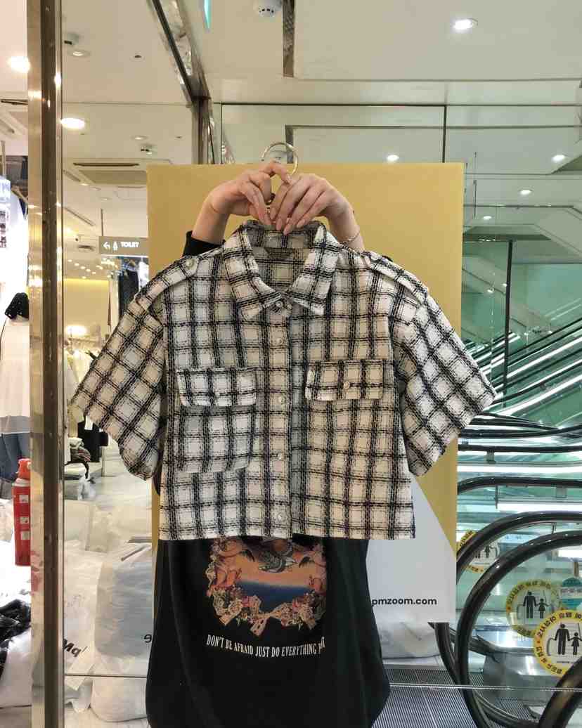 WORK SHOP韓國㊣直郵東大門代購女裝新品25春夏襯衫蕾絲衫Work_shop襯衫/蕾絲衫