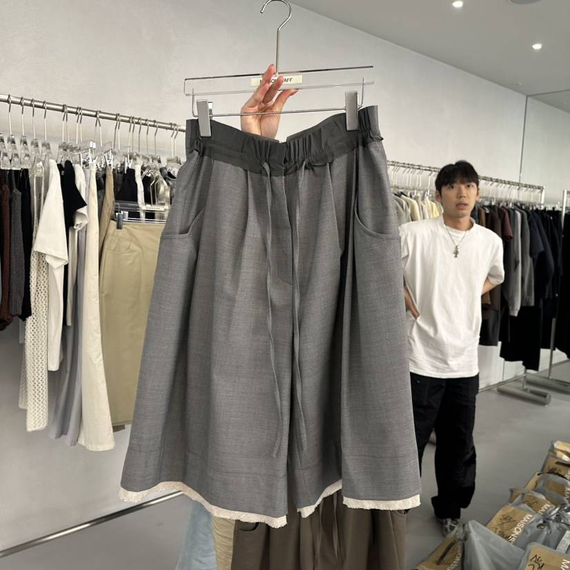 DOUBLE STANDARD/LE SMOKING/MAISONSTAFF東大門直郵女士新品25春夏短褲MAISONSTAFF/DOUBLE STANDARD短褲