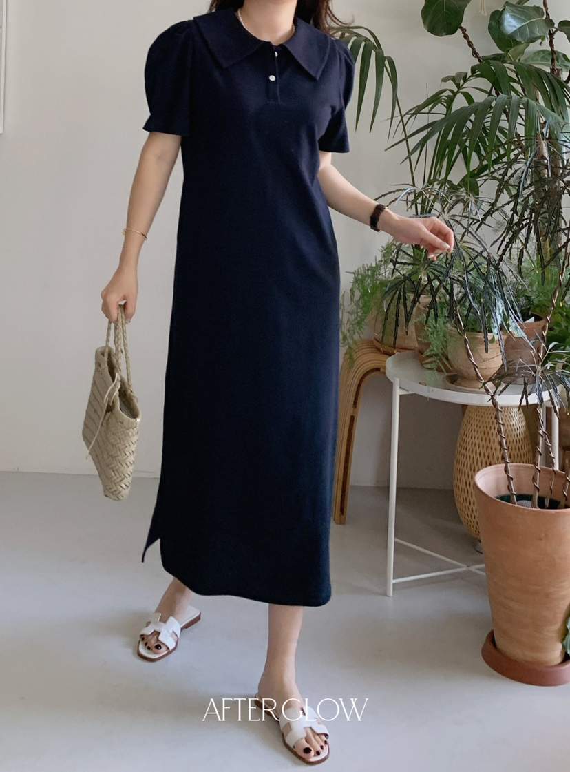 AFTERGLOW東大門直郵女裝新款推薦25春夏熱賣真品職業連衣裙AFTERGLOW連衣裙