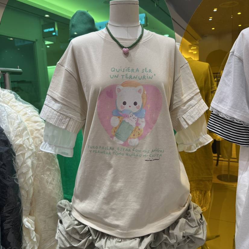 MINI UNNI韓國直郵女裝新品人氣推薦25春夏熱賣時尚真品T恤MINI UNNIT恤