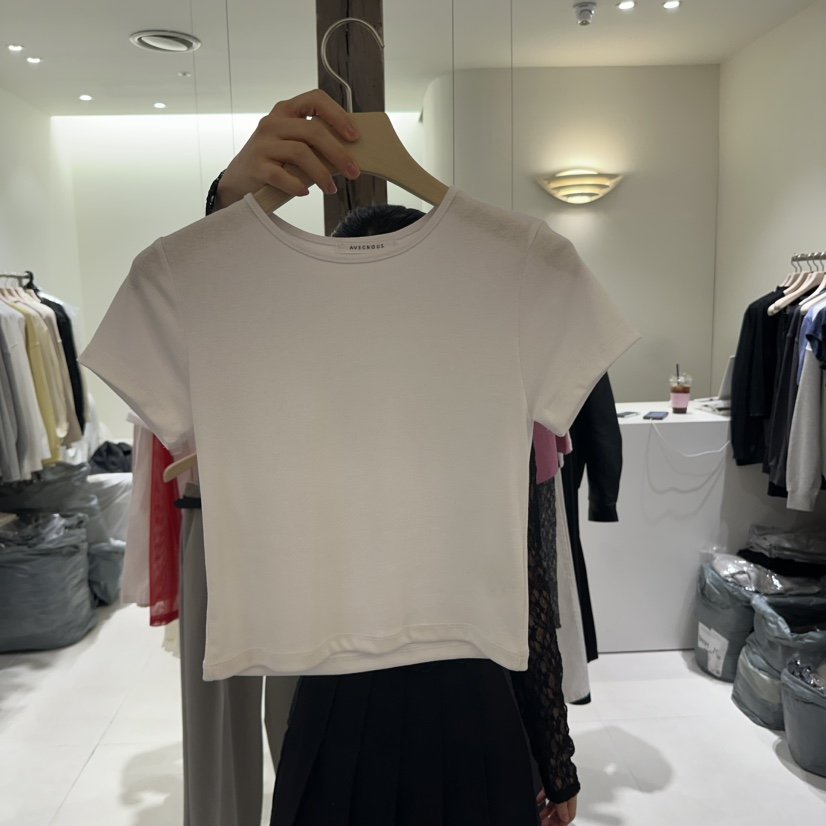 AVECNOUS韓國直郵女裝新品職業人氣休閑推薦時尚25春夏真品T恤AVECNOUST恤