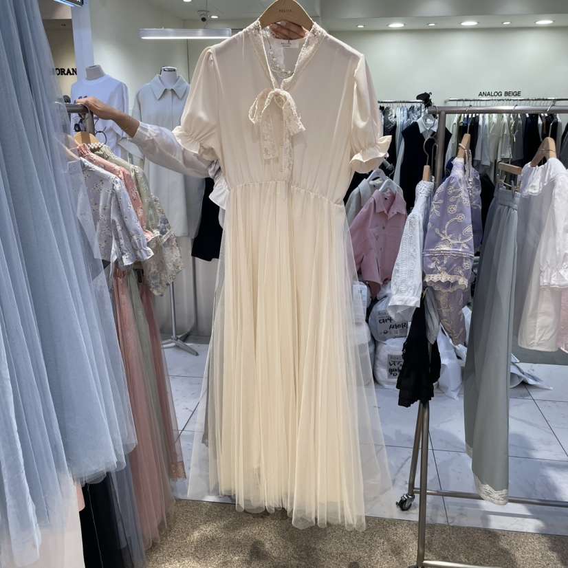 空韓國直郵女裝新品人氣推薦25春夏時尚真品職業熱賣連衣裙BELITA連衣裙