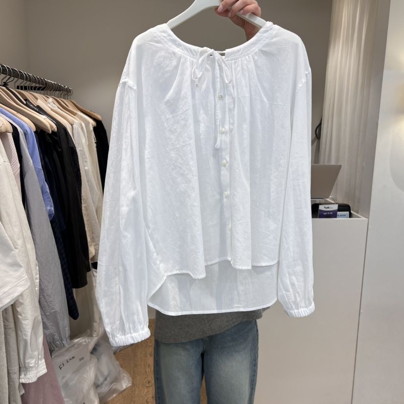 JINSIM東大門直郵女裝新品真品人氣職業推薦25春夏襯衫蕾絲衫JINSIM襯衫/蕾絲衫