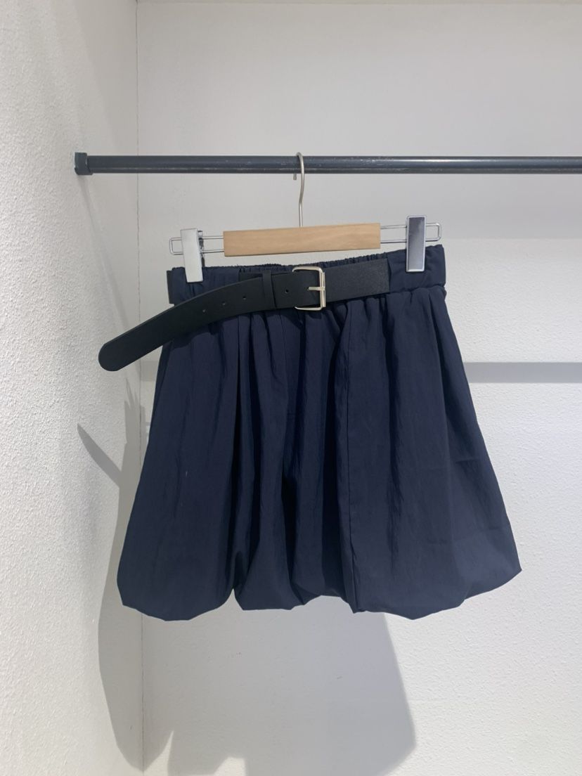 IR BIEN東大門代購女士新品熱賣時尚推薦短裙含腰帶南瓜裙ir bien-A短裙
