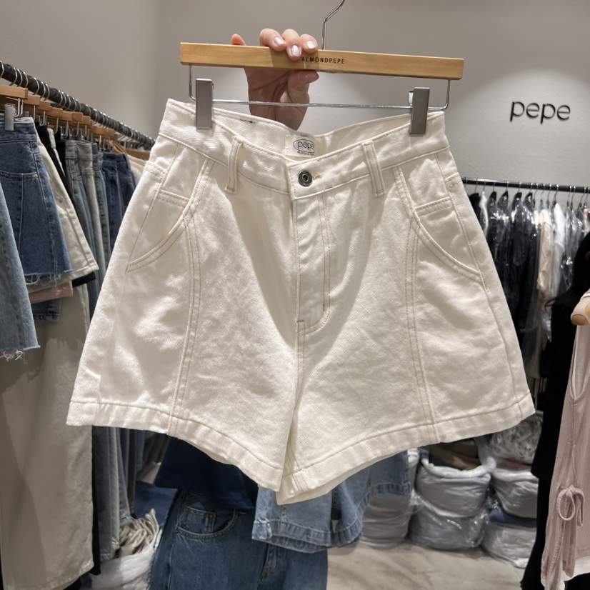 ALMOND PEPE韓國直郵女裝新品時尚真品職業休閑人氣25春夏短褲ALMOND PEPE短褲