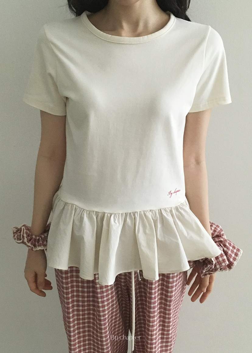 BY CHAPTER東大門代購女士新品熱賣時尚休閑25春夏人氣T恤ChapterT恤
