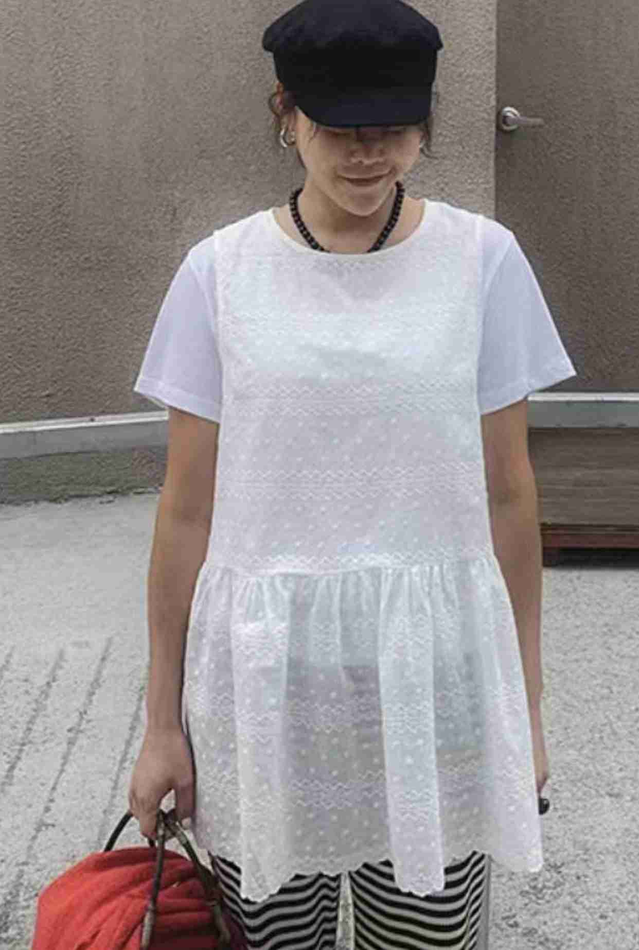 REBORN韓國直郵女裝新款人氣25春夏真品襯衫蕾絲衫不含內搭REBORN襯衫/蕾絲衫