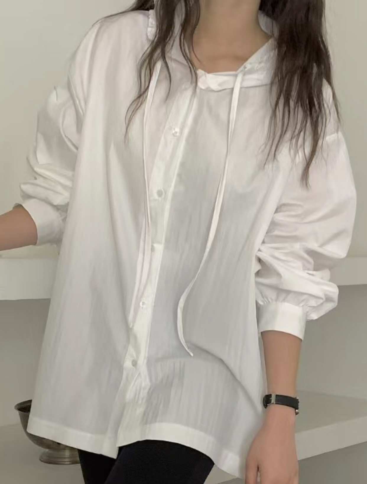 REBORN東大門代購女裝新款熱賣推薦休閑職業時尚襯衫蕾絲衫REBORN襯衫/蕾絲衫
