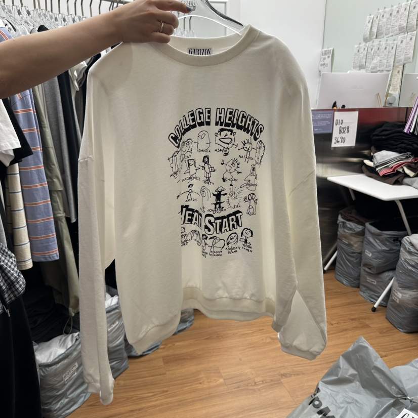 GABIZON韓國代購女士新款真品熱賣25春夏時尚人氣休閑職業衛衣GABIZON衛衣