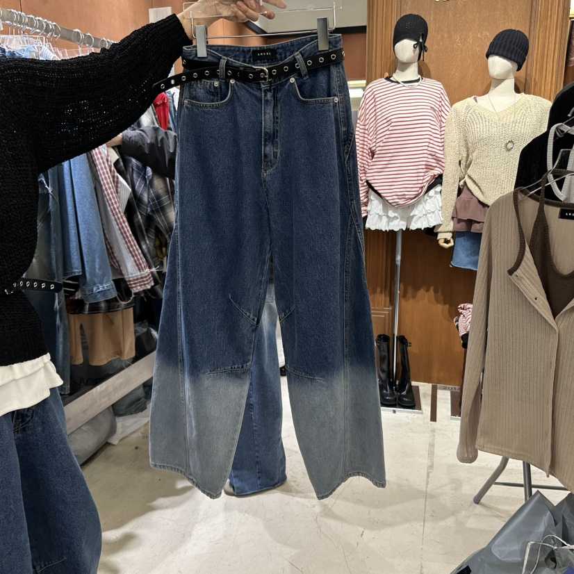 AMOUR東大門直郵女裝新品真品職業25春夏推薦牛仔褲不含腰帶AMOUR牛仔褲