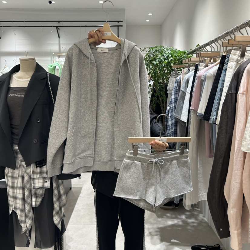 AYCE東大門實拍女士新款職業25春夏套裝兩件套拉鏈套裝連帽101SHOWROOM/AYCE套裝