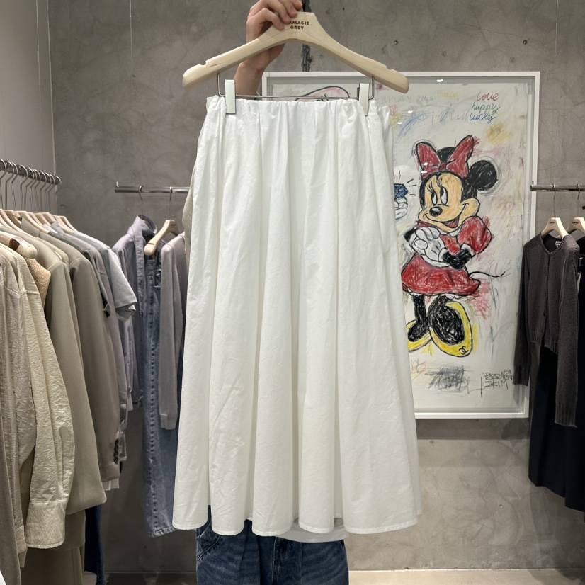 LAMAGIEPIE直郵韓國代購㊣女裝新品時尚熱賣人氣推薦休閑長裙LAMAGIE GREY長裙