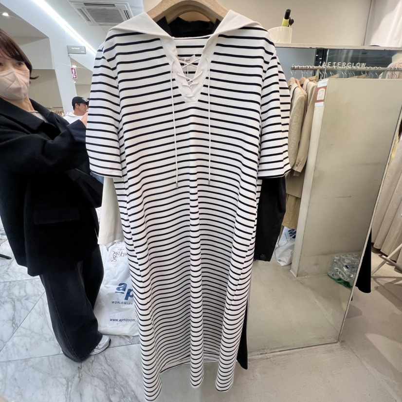 AFTERGLOW東大門直郵女士新款真品職業25春夏時尚人氣連衣裙AFTERGLOW連衣裙