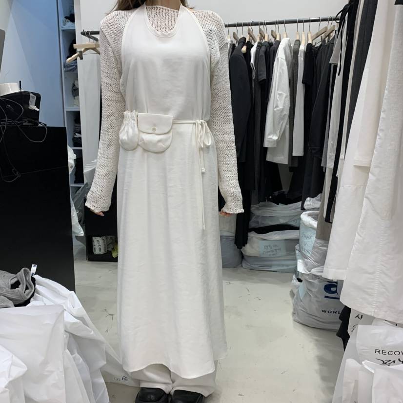 RECOVER-OT東大門實拍女士新款熱賣時尚連衣裙不含內搭口袋RECOVER/MOMENT連衣裙