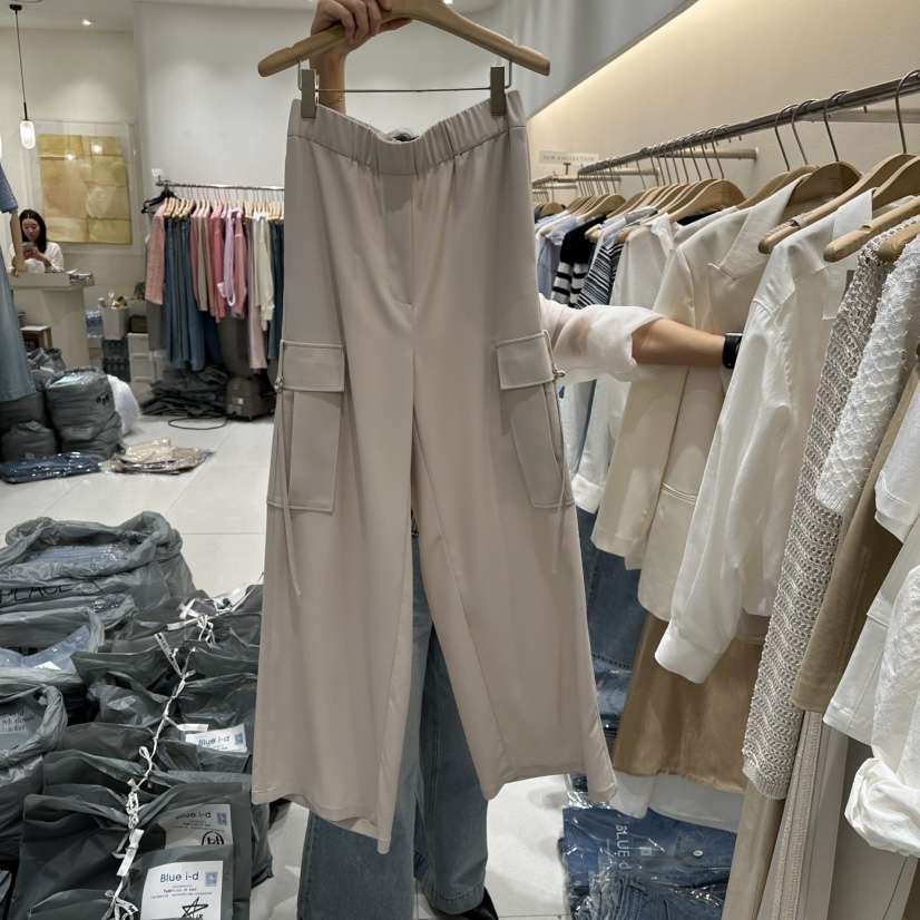BLUEI-D東大門代購女士新品休閑職業25春夏推薦人氣休閑褲Blue i-d休閑褲