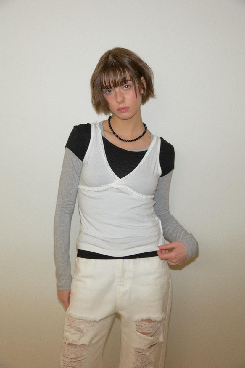 JKICHI韓國代購女士新款真品25春夏職業熱賣人氣休閑吊帶背心JKICHI吊帶/背心
