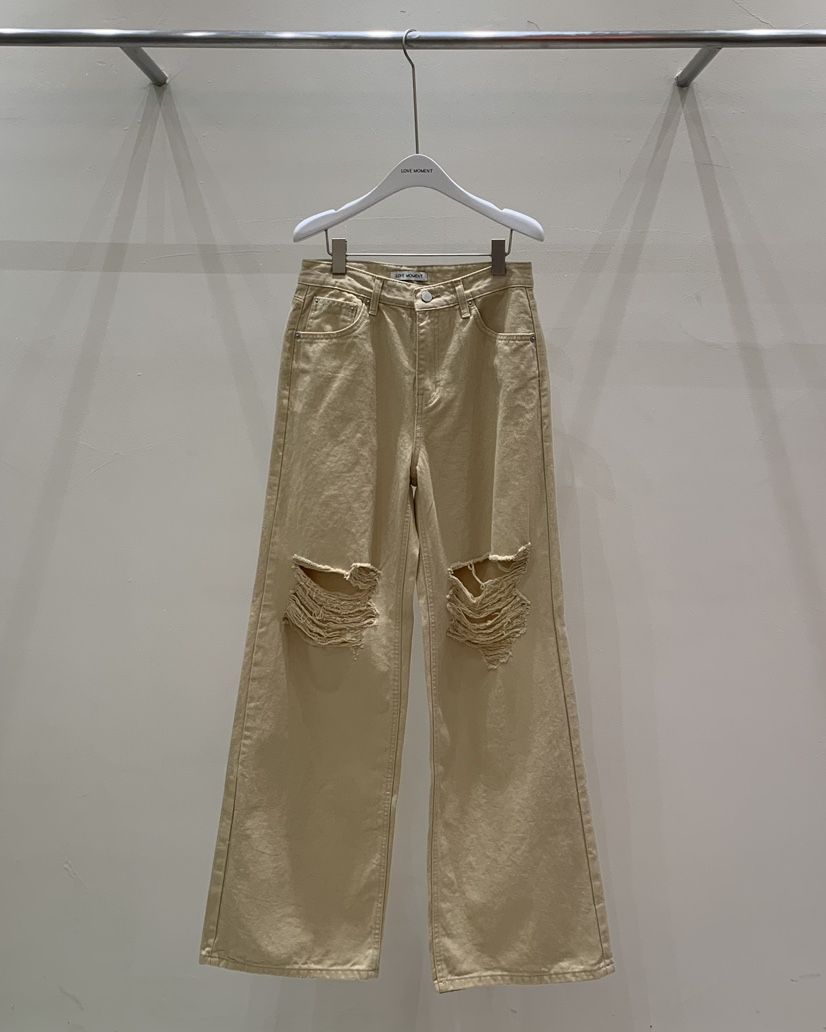 LOVE MOMENT東大門代購女裝新品時尚職業25春夏熱賣牛仔褲LOVE MOMENT牛仔褲