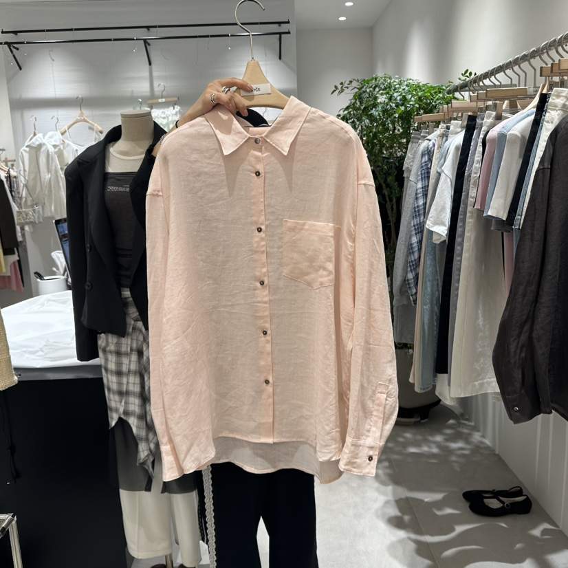 AYCE東大門實拍女裝新品時尚25春夏真品熱賣襯衫蕾絲衫亞麻101SHOWROOM/AYCE襯衫/蕾絲衫