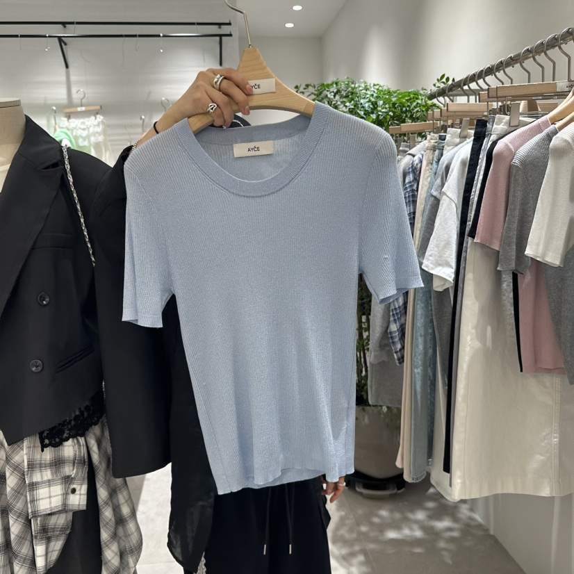 AYCE東大門直郵女裝新品熱賣推薦職業真品25春夏休閑時尚T恤101SHOWROOM/AYCET恤