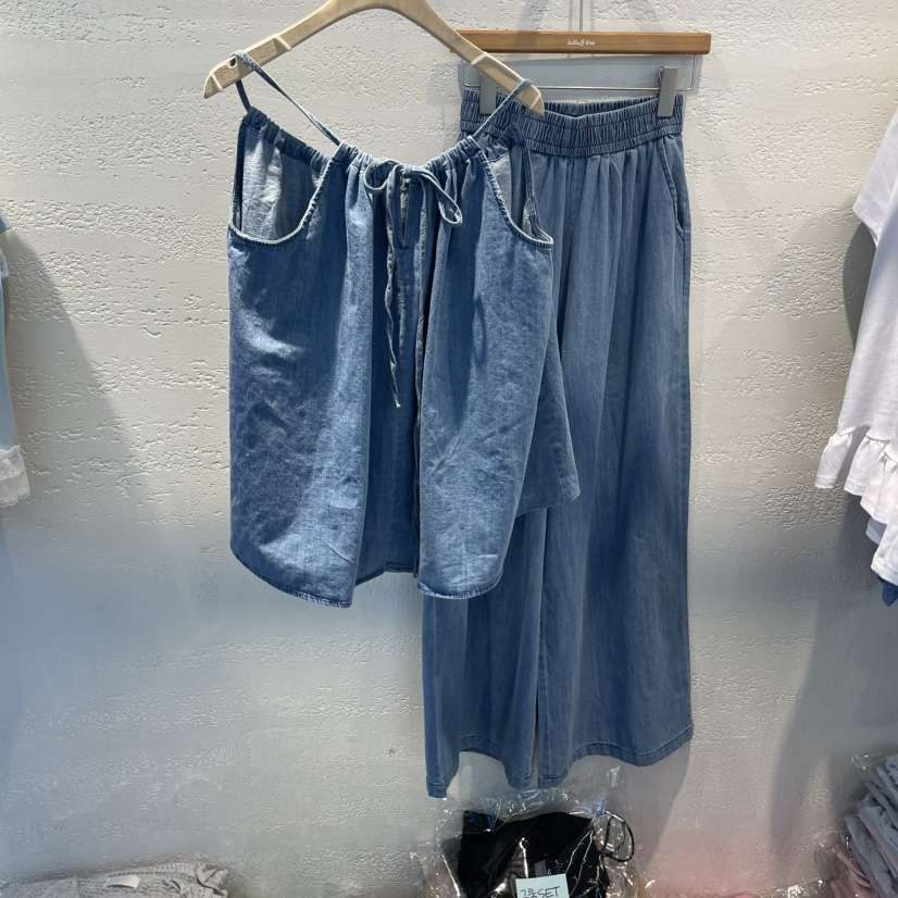 LULULALLA東大門實拍女裝新品休閑真品熱賣人氣時尚套裝套裝LULULALLA套裝