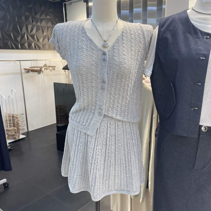 LULULALLA東大門代購女士新款時尚人氣25春夏真品職業套裝套裝LULULALLA套裝