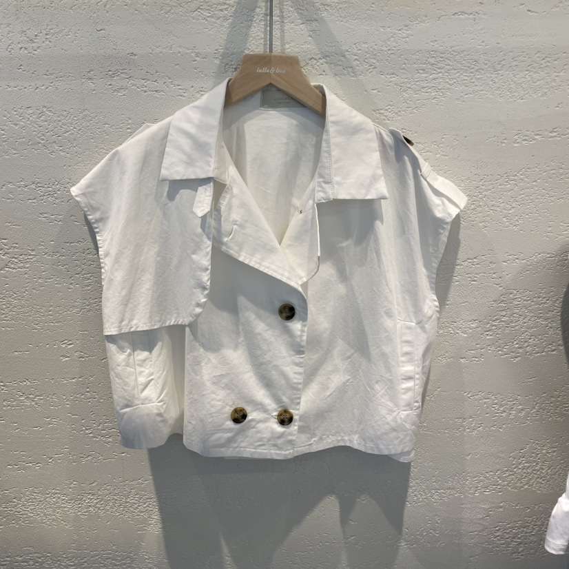 LULULALLA東大門代購女士新款推薦熱賣休閑真品時尚職業馬甲LULULALLA馬甲
