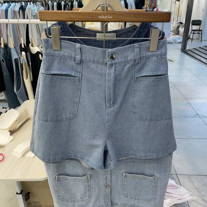 LULULALLA東大門代購女士新款真品推薦25春夏休閑時尚熱賣短褲LULULALLA短褲