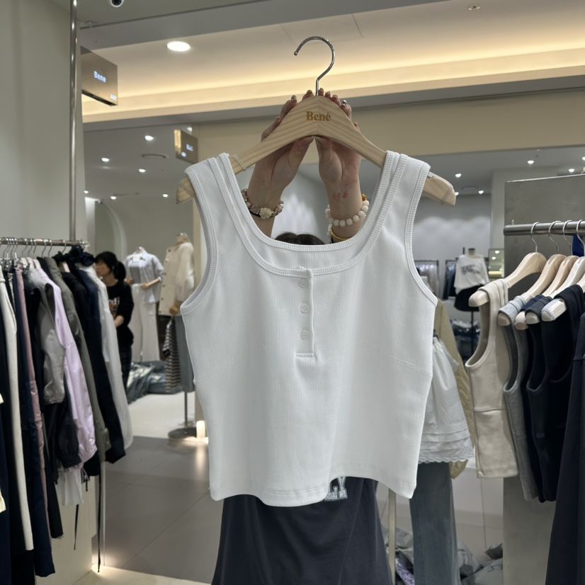 BENE東大門實拍女士新款時尚真品推薦職業人氣休閑吊帶背心BENE吊帶/背心