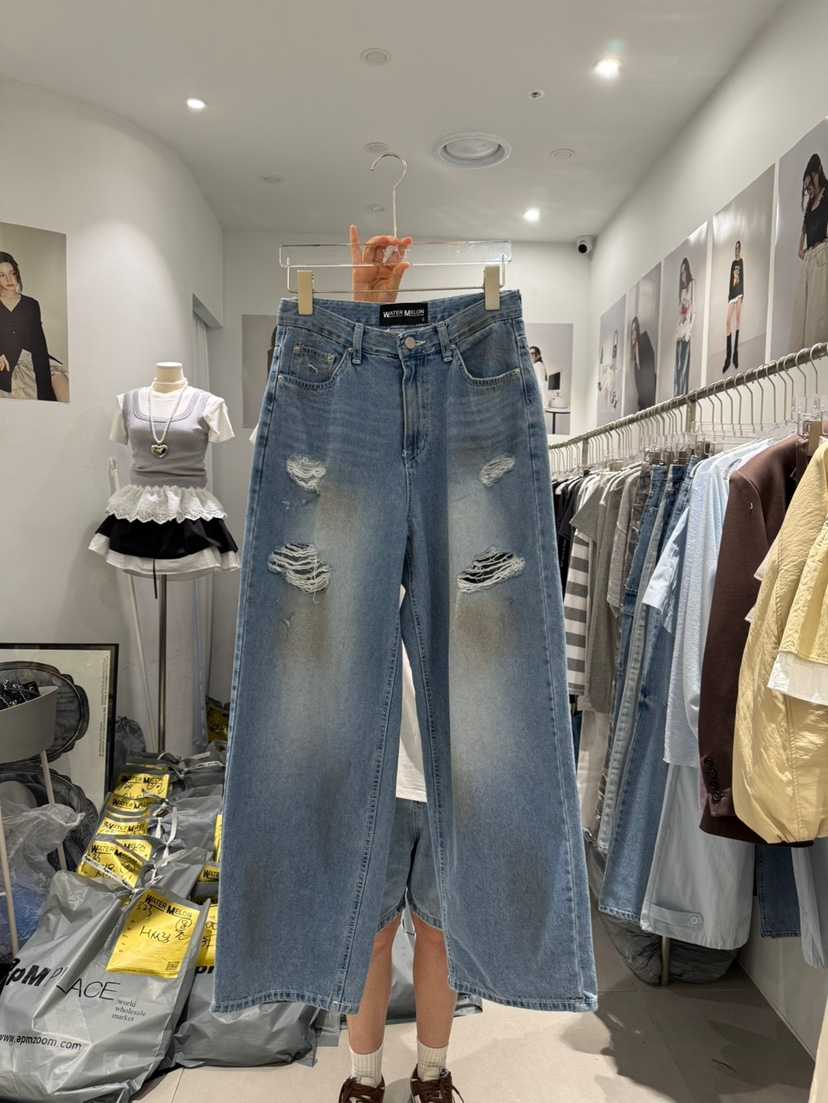 WATERMELON東大門代購女裝新品真品推薦職業時尚人氣牛仔褲WATERMELON牛仔褲