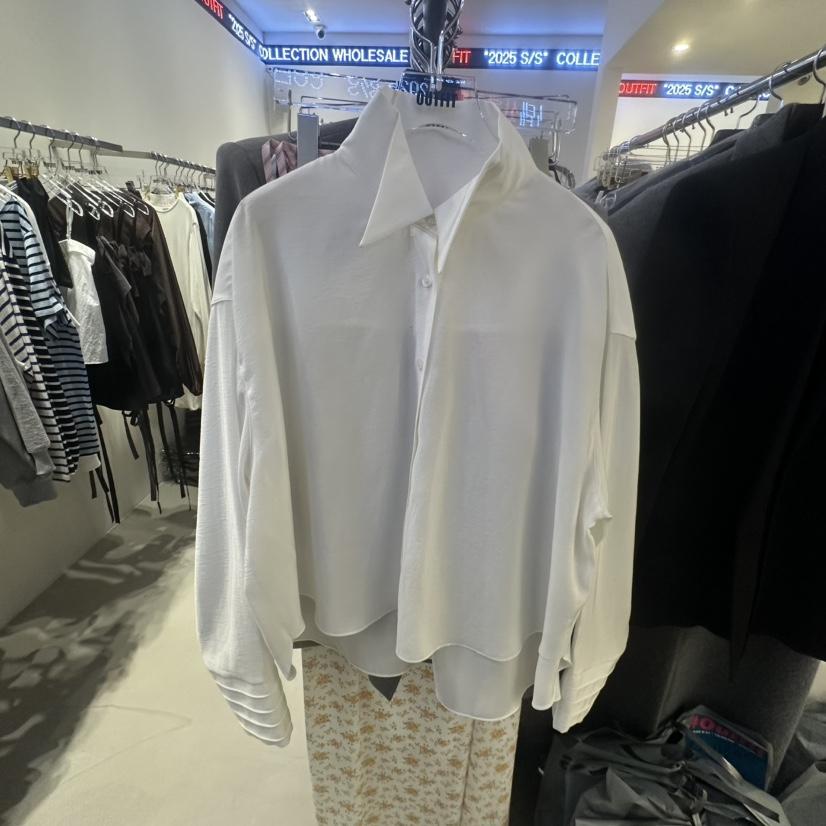 OUTFIT韓國直郵女士新品推薦25春夏熱賣休閑真品襯衫蕾絲衫OUTFIT襯衫/蕾絲衫