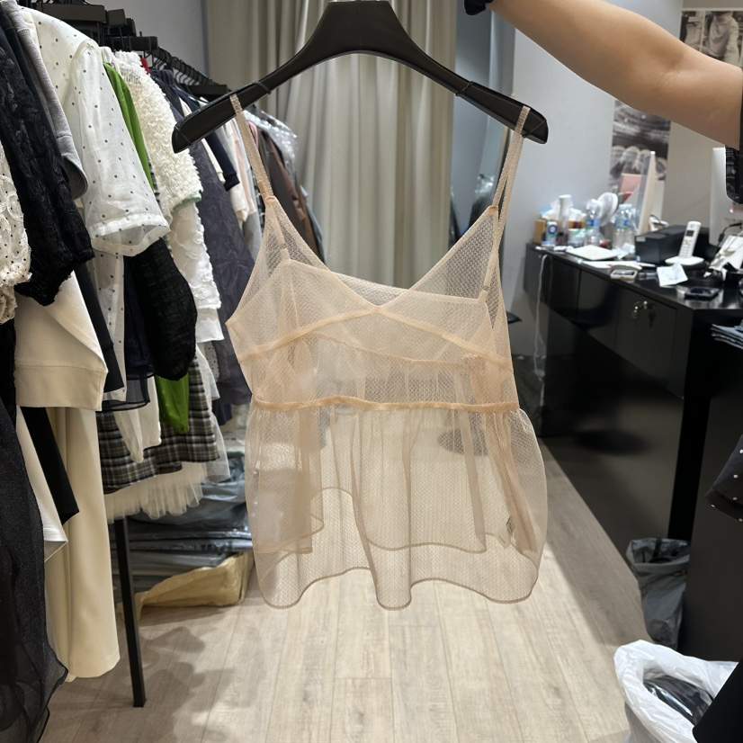 SOFTNESS東大門實拍女裝新品真品熱賣25春夏休閑人氣吊帶背心Softness/Cosmic吊帶/背心