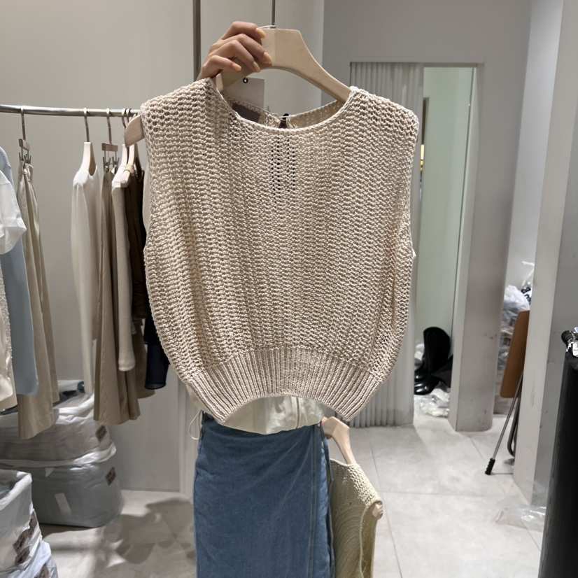 GLOW AND NYMPH直郵韓國代購㊣女裝新品時尚熱賣吊帶背心GLOW AND NYMPH吊帶/背心