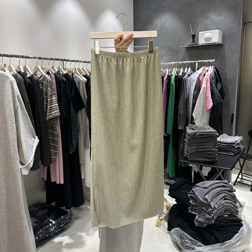 OPEN韓國直郵女士新品時尚人氣推薦休閑25春夏熱賣真品長裙OPEN長裙