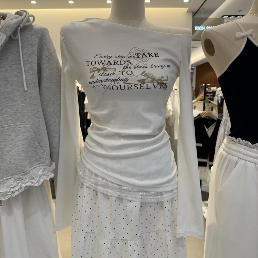 RICH SISTER直郵韓國代購㊣女裝新品休閑推薦人氣熱賣長袖T恤RICH SISTER長袖T恤