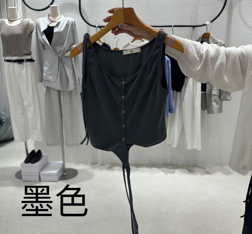 TREND SELLER/G韓國㊣直郵東大門代購女裝新品休閑吊帶背心G/TREND SELLER吊帶/背心