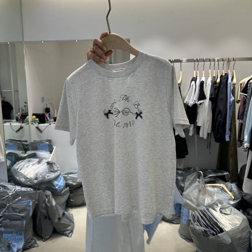 RICH SISTER韓國直郵㊣女裝新款時尚休閑推薦熱賣人氣25春夏T恤RICH SISTERT恤