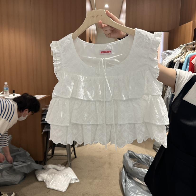 REPERTORY直郵韓國代購㊣女裝新品25春夏休閑熱賣時尚吊帶背心REPERTORY吊帶/背心