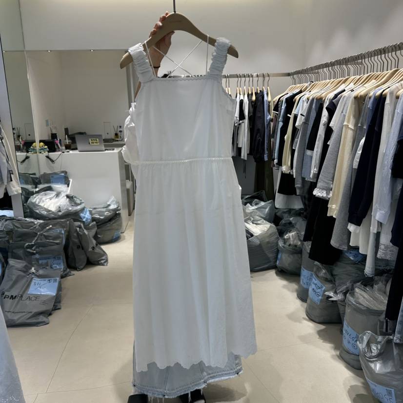 RICH SISTER直郵韓國代購㊣女裝新品25春夏連衣裙蕾絲長款RICH SISTER連衣裙