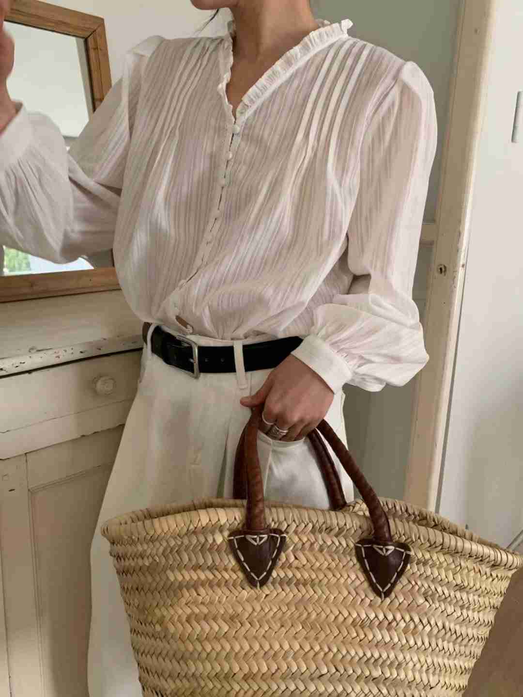LIBERTY韓國㊣直郵東大門代購女裝新品休閑25春夏襯衫蕾絲衫LIBERTY襯衫/蕾絲衫