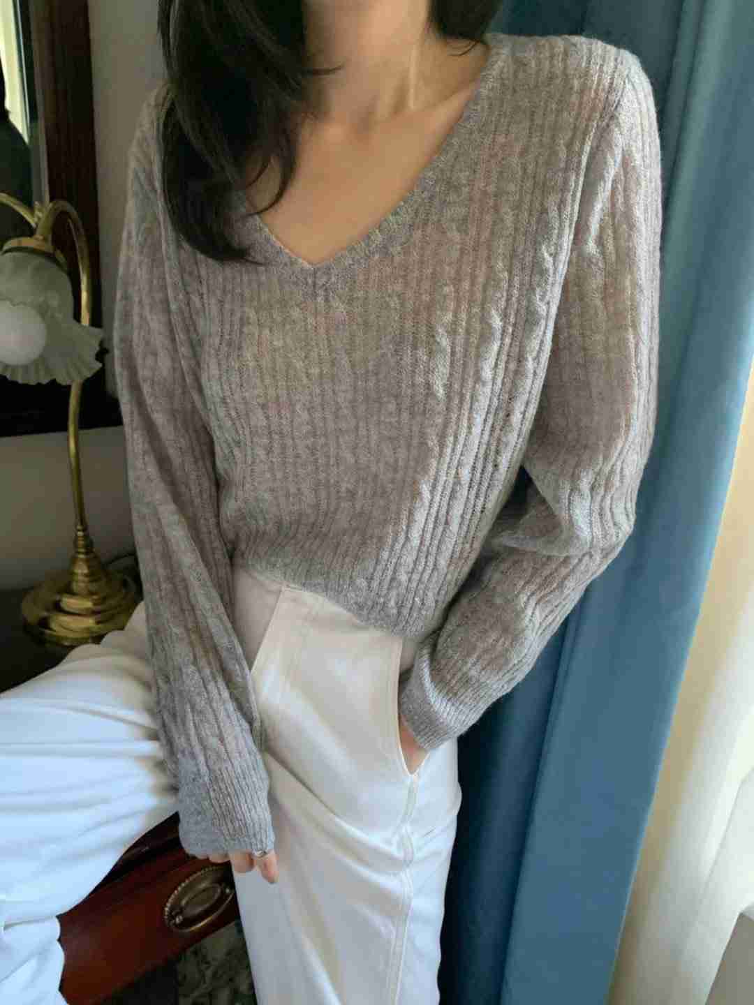 LIBERTY韓國直郵㊣女裝新品熱賣時尚休閑25春夏推薦人氣針織衫LIBERTY針織衫