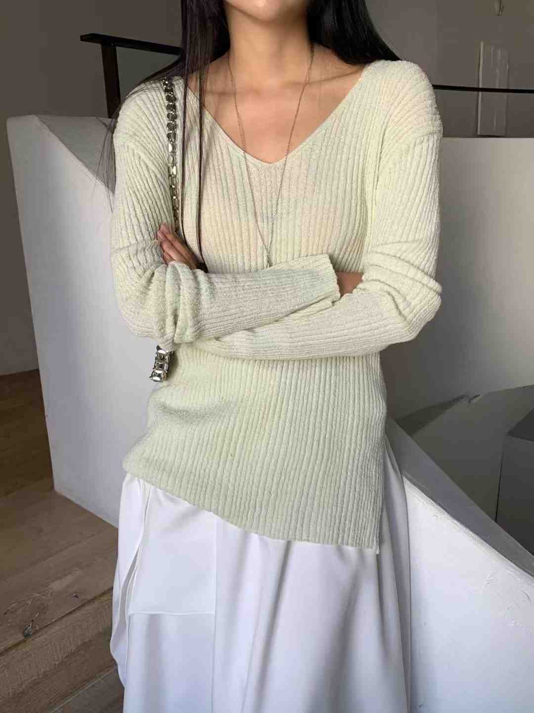 HANDER韓國直郵㊣女裝新品推薦人氣休閑時尚25春夏熱賣針織衫HANDER針織衫